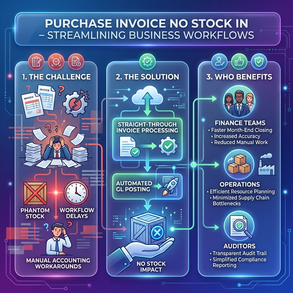 Purchase Invoice No Stock In Overview