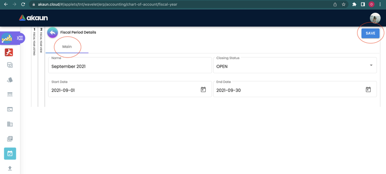 Fiscal Period Management