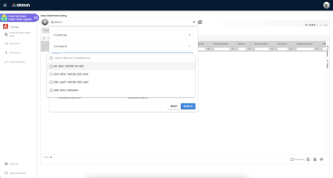 Intercompany Dashboard