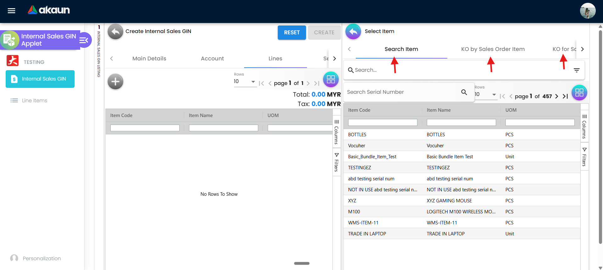 Two pathways for adding line items (Path A and Path B)