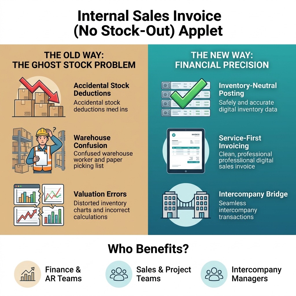 Sales Invoice No Stock-Out Overview: From Ghost Stock to Financial Precision - comparing manual inventory friction with the digital solution