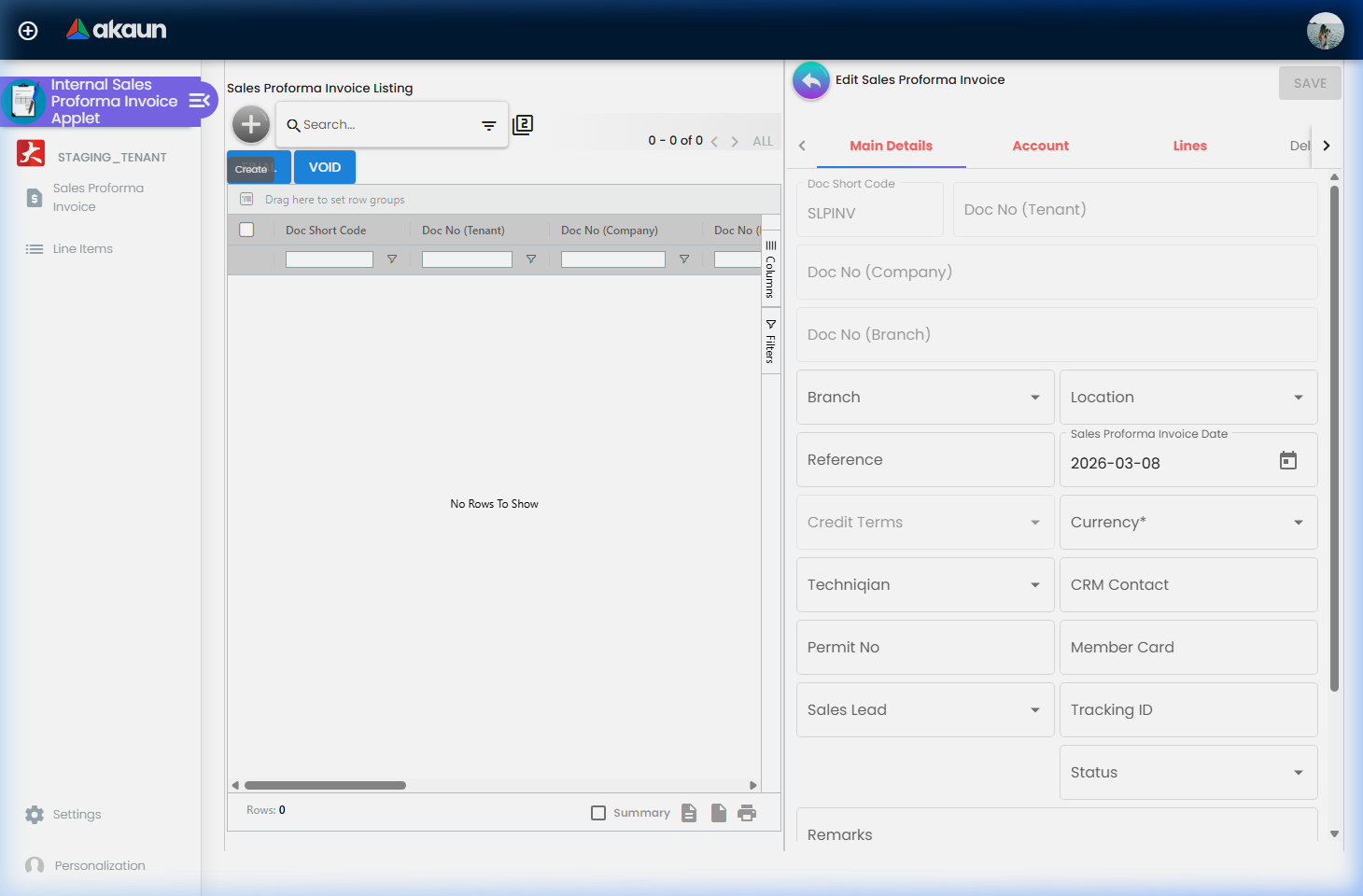 Create/Edit Internal Job Sheet Form