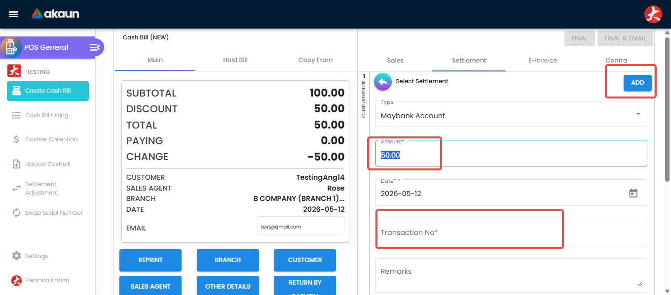 Enter Payment Info
