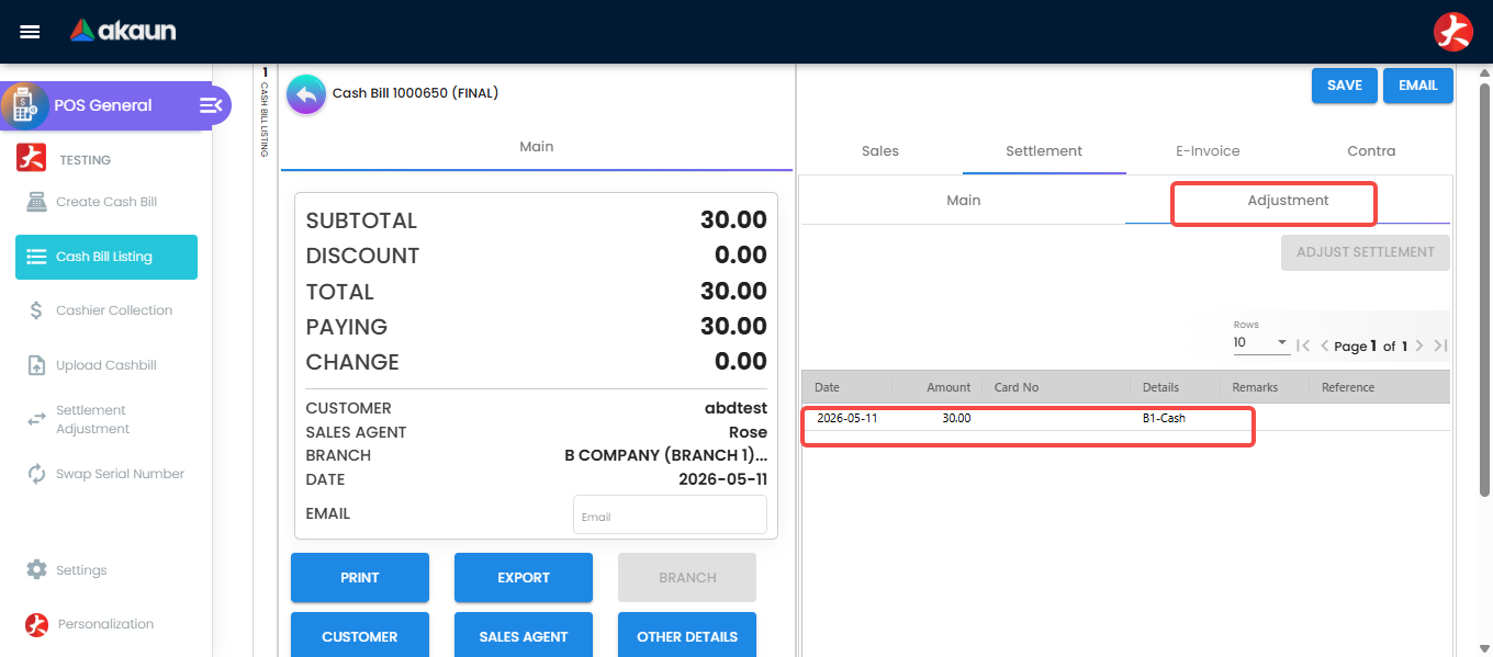 Select Wrong Payment
