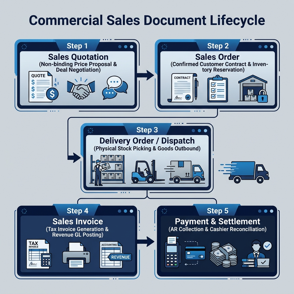 Commercial Sales Document Lifecycle