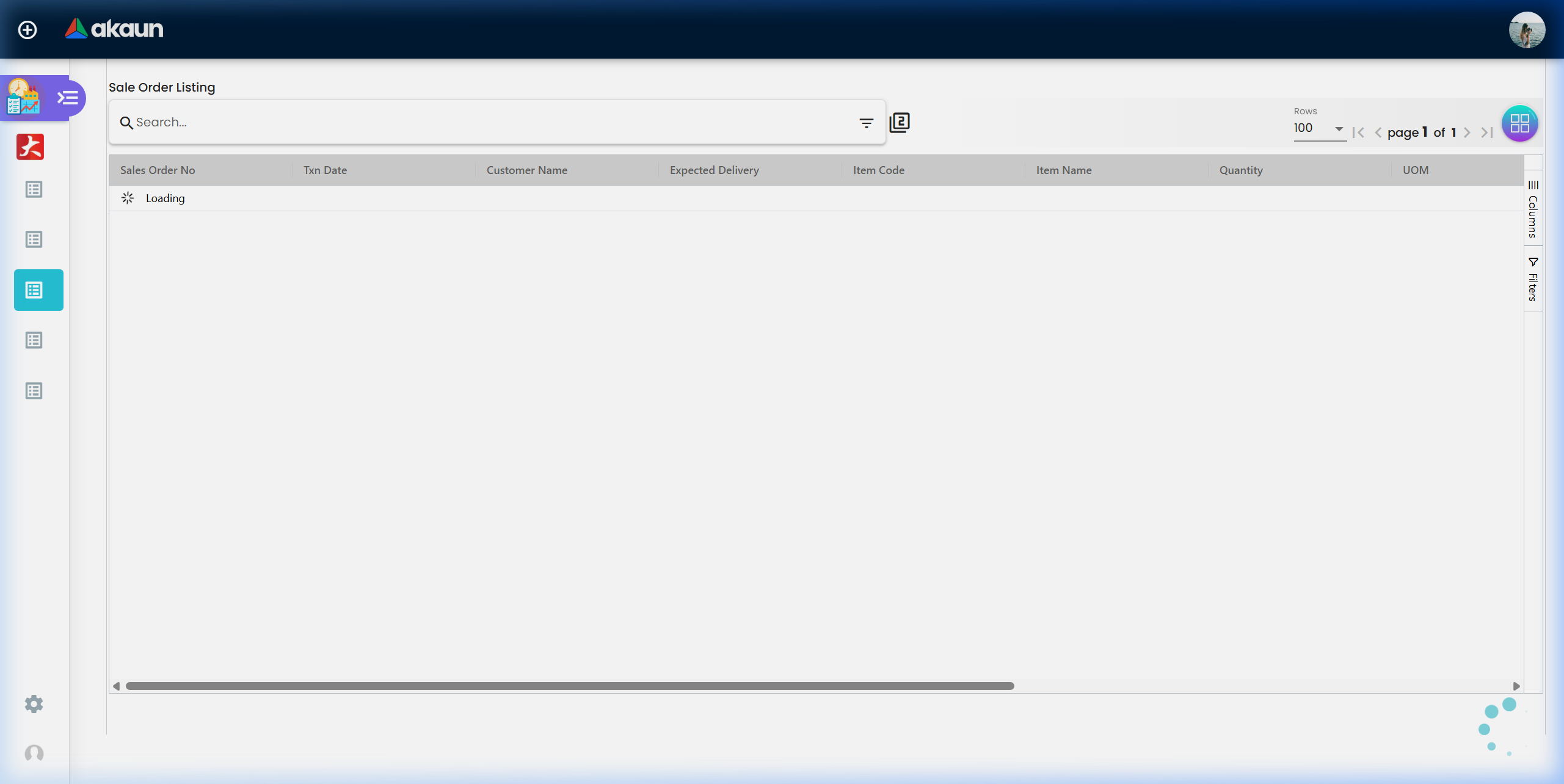 Sales Orders Production Status