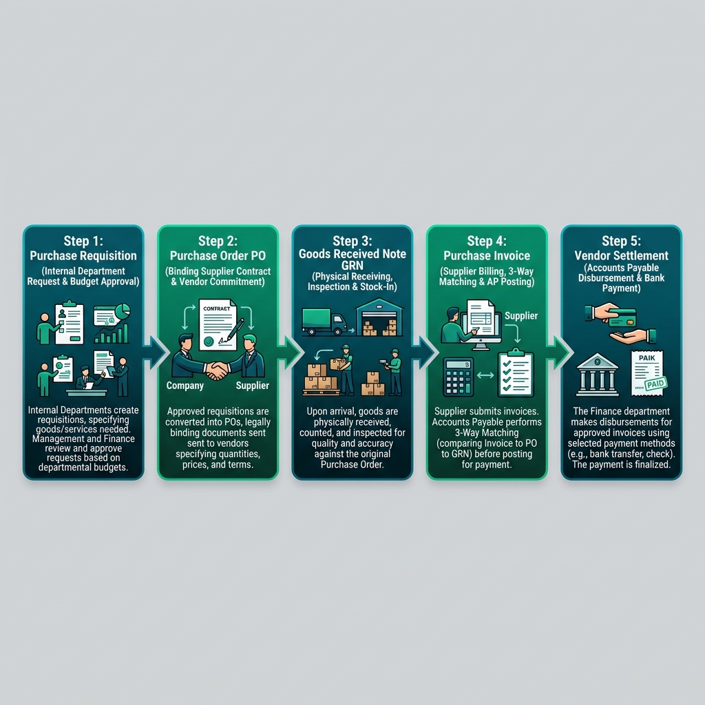 Procurement-to-Pay Document Lifecycle