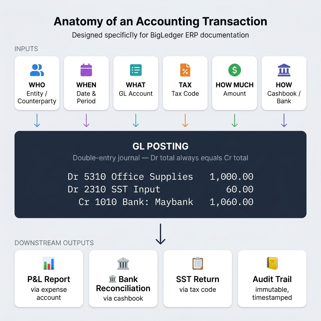 Anatomy of an Accounting Transaction