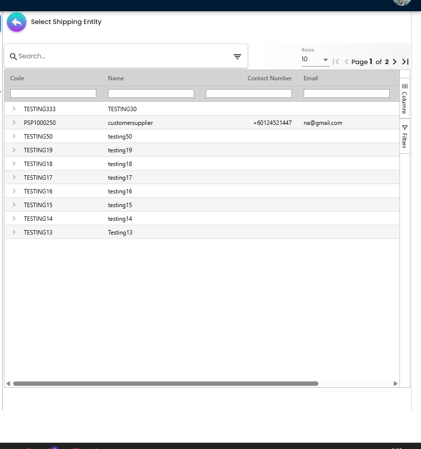 Additional line item details
